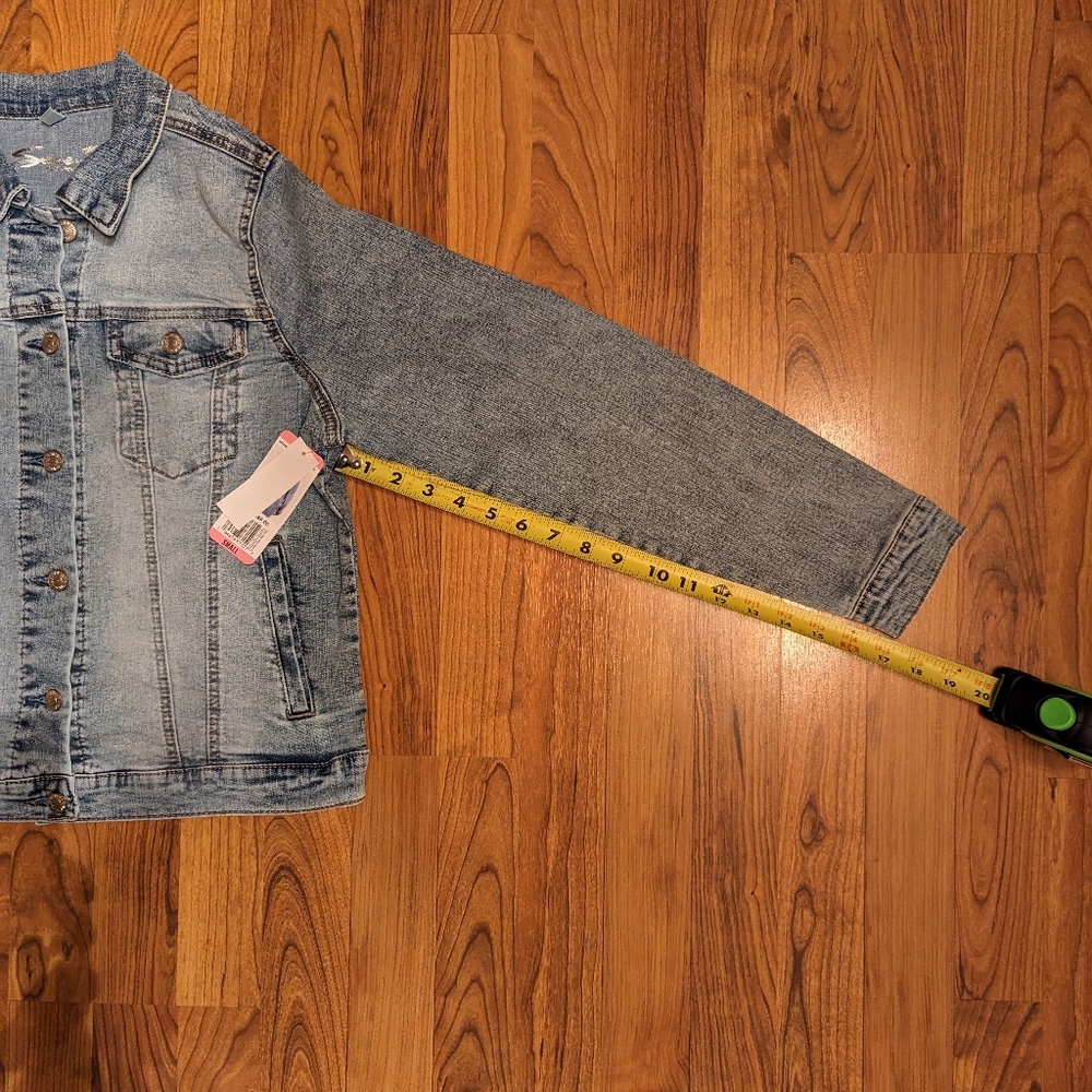 Seven7 Denim Jacket in Blue, Size Small - Picture 4 of 10